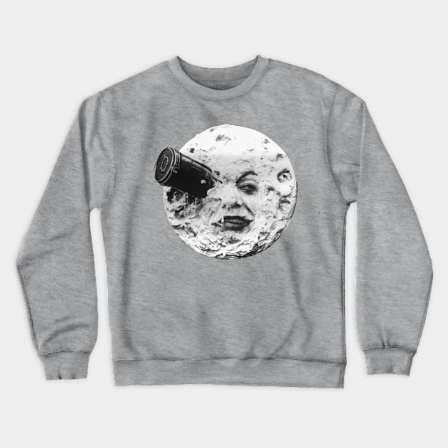 moon Crewneck Sweatshirt by ghjura